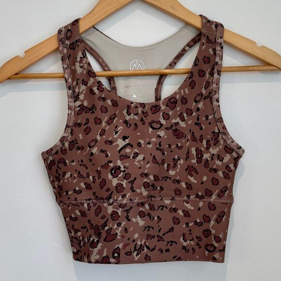 Move Theory Cheetah Print Active Top Size Small - Picture 2 of 7